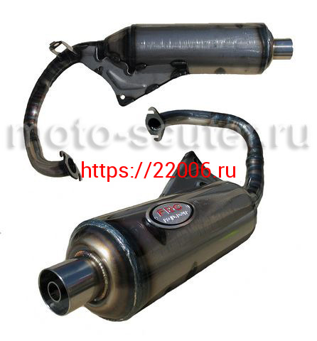 Глушитель Honda DIO 28 mm FRCR тюнинг Глушитель Honda DIO 28 mm FRCR тюнинг