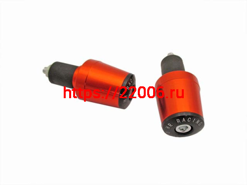 Грузики ручек руля (толстый конус L1=4cm L2=8cm) черные Грузики ручек руля (толстый конус L1=4cm L2=8cm) черные