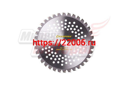 Нож мет. 230мм 36z CHAMPION (36/230/25.4) с зубц. из тв.сплава Tiger (SRM-2305SI,SRM-2655SI) (C5176)