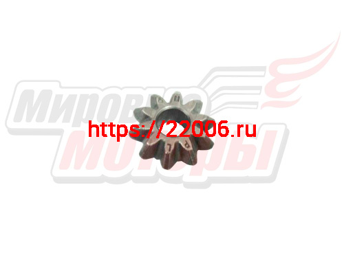 Шестерня дифференциала малая редуктора заднего моста трицикл 9z LF200ZH-2 (оригинал, заводск. Lifan)