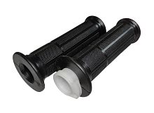 Ручка руля левая (резиновая) + правая (газа) MIRAGE 250 (ТЭККЕН) (140131143-0001 + 140120923-0001)