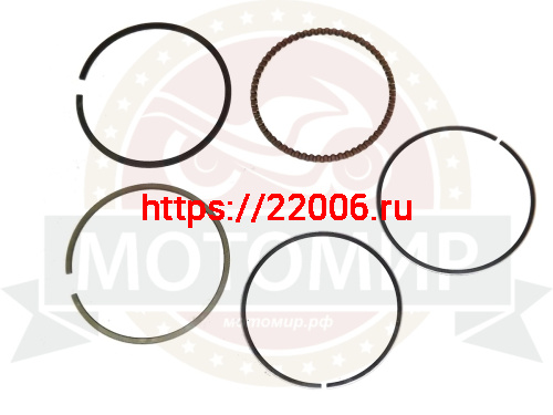 Кольца поршневые 4х такт. 50,00 мм GY6, Delta100