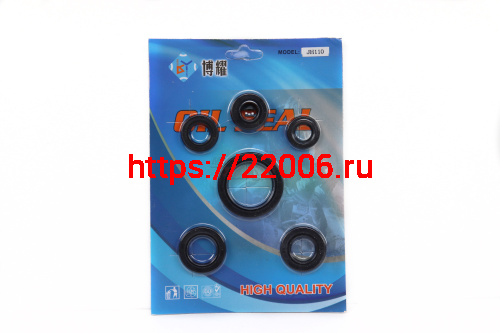 Набор сальников Alha,Delta, Zodiak, ОВ-70, 6 штук (70-125 см3)(13,7*24*5+12*21*4+11,6*24*10+17*29*5+18,9*30*5+30*42*4,5)