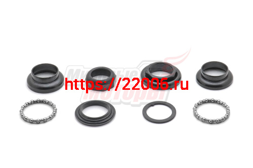 Детали рулевой колонки резьбовая 1" (22,2/30/27 мм, общ.h=33,5 мм стальн.) VP-H692W(компл) Детали рулевой колонки резьбовая 1" (22,2/30/27 мм, общ.h=33,5 мм стальн.) VP-H692W(компл)