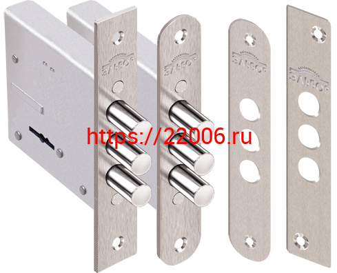 Замок Elbor (Эльбор) врезной сувальдный Кремень 1.04.04, 5 кл. /00441/ Замок Elbor (Эльбор) врезной сувальдный Кремень 1.04.04, 5 кл. /00441/