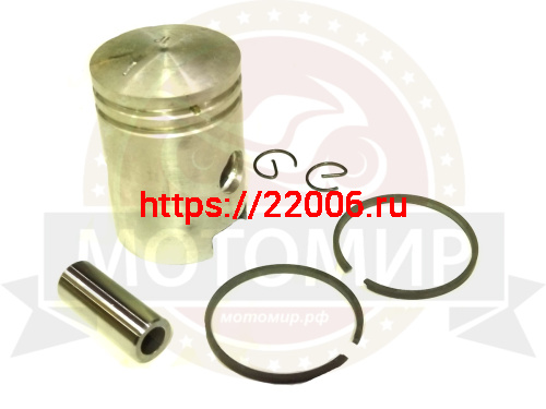 Поршень Мопед 12 нормальный (кольца, палец, стопор. кольца) (компл)