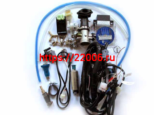 Инжектор для двигателя 157QMJ d-28 мм впускной открытый тип (комплект для установки) Инжектор для двигателя 157QMJ d-28 мм впускной открытый тип (комплект для установки)