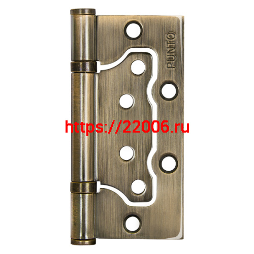 Петля Punto (Пунто) универсальная без врезки IN4200W-HD AB (200-2B/HD 100x2,5) бронза Петля Punto (Пунто) универсальная без врезки IN4200W-HD AB (200-2B/HD 100x2,5) бронза