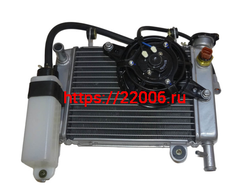 Радиатор охлаждения NC250 Zongshen ZS 177MM в сборе фото 2 Радиатор охлаждения NC250 Zongshen ZS 177MM в сборе фото 2