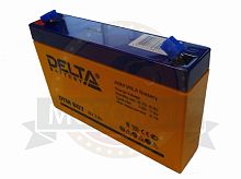 Аккумулятор  6В   7 А/ч, кислотный AGM ( Delta DTM 607)  для электро машинок (151*34*100) (НАБОР)