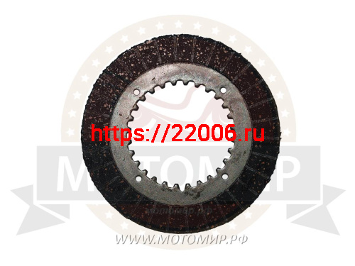 Диск сцепления LIFAN 168-190F-R ведущ. шлицы внутрь (21151) Диск сцепления LIFAN 168-190F-R ведущ. шлицы внутрь (21151)