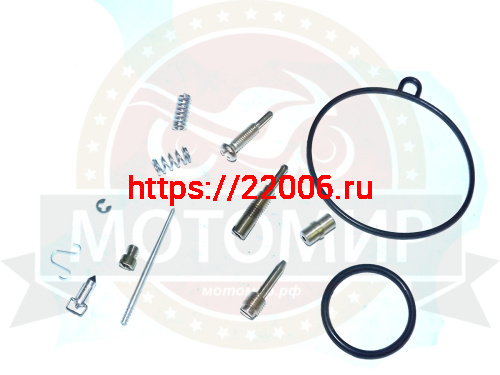 Ремкомплект карбюратора Альфа Задиак, JH70 (прокл.+жиклеры, без попл.) Ремкомплект карбюратора Альфа Задиак, JH70 (прокл.+жиклеры, без попл.)