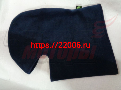 Подшлемник (балаклава) утепленный синий с цветной окантовкой выреза L-001(1 широкий вырез для глаз) Подшлемник (балаклава) утепленный синий с цветной окантовкой выреза L-001(1 широкий вырез для глаз)