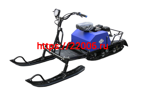 Мотобуксировщик компактный ЛИДЕР-СИГМА-2К, 8+ л.с., с лыжным модулем, ВАРИАТОР TAV2-40
